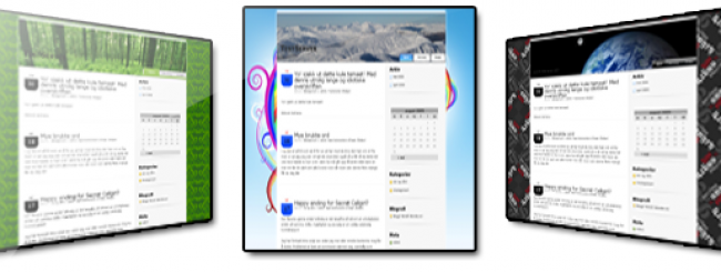 Vi har gjort det enkelt for deg å designe din blogg!